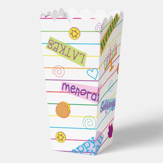 Chanoeka Design Party Bedankdoosjes (Voorkant)