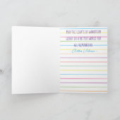 Chanoeka Design Party Wenskaart Feestdagen Kaart (Binnen)