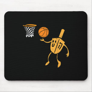 Chanoeka Dreidel Basketbal Chanoeka Joodse Mannen  Muismat