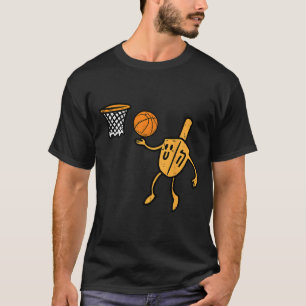 Chanoeka Dreidel Basketbal Chanoeka Joodse Mannen  T-shirt