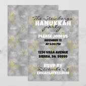 Chanoeka Elegant Menorah Kaart (Voorkant / Achterkant)