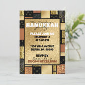 Chanoeka Elegante Montage Kaart (Staand voorkant)