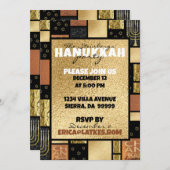 Chanoeka Elegante Montage Kaart (Voorkant / Achterkant)