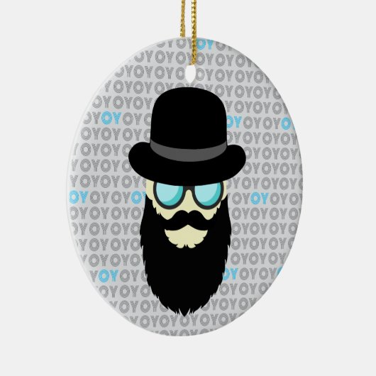 Chanoeka en Kerstmis Keramisch Ornament (Rechts)