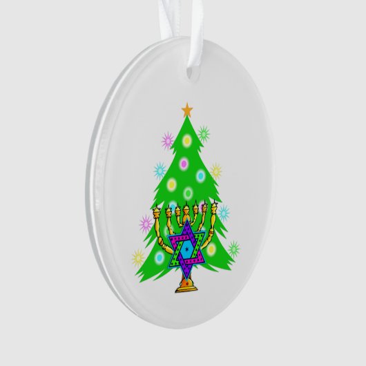 Chanoeka en Kerstmis Ornament (voorkant)