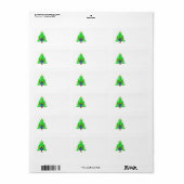 Chanoeka en Kerstmis samen Etiket (Full Sheet)