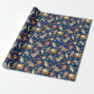 Chanoeka fantasievoedsel cadeaupapier