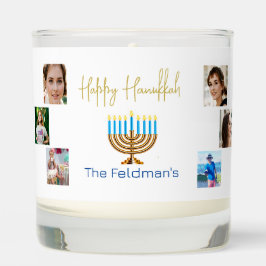 Chanoeka Fotocollage Familie Menorah Custom