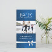 Chanoeka-fotokaarten Feestdagenkaart (Staand voorkant)