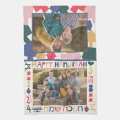 Chanoeka fotolijsten theedoek (Verticaal)