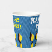 Chanoeka Frying Latkes 8 oz. Papieren Bekers (Rechts)