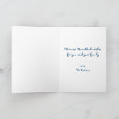 Chanoeka Geel Goud Menorah Seizoen om te Sparkle Feestdagen Kaart (Binnen)