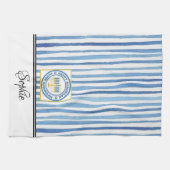 Chanoeka gepersonaliseerd theedoek (Horizontaal)