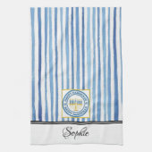 Chanoeka gepersonaliseerd theedoek (Verticaal)