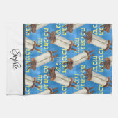 Chanoeka gepersonaliseerd theedoek (Horizontaal)