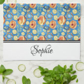 Chanoeka gepersonaliseerd theedoek (Gevouwen)