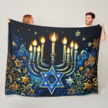 Chanoeka Gift Menorah Pastel Tekening Fleece Deken<br><div class="desc">Vakantiegerelateerde items ontworpen door Umua. Gedrukt en verzonden door Zazzle of hun gelieerde ondernemingen.</div>