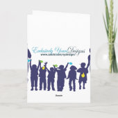 Chanoeka/Groet Hannukah Feestdagen Kaart (Achterkant)