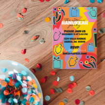 Chanoeka Hanukkah Happy Art