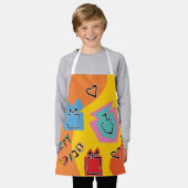 Chanoeka Happy Bright Art Schort (Gedragen)