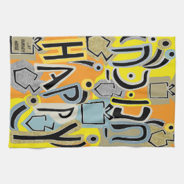 Chanoeka Happy Glitzy Art Theedoek