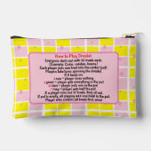 Chanoeka  in Pink Tootsie Speelt Dreidel Etui (Achterkant)