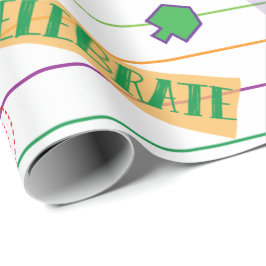 Chanoeka inpakpapier "Chanoeka Party"