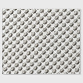 Chanoeka inpakpapier met Menorah (Vlak)