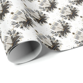 Chanoeka inpakpapier met Menorah