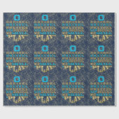 Chanoeka inpakpapier "O Dreidel Dreidel..." (Vlak)