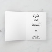 "Chanoeka is zoveel Funukkah" Wenskaart Feestdagen Kaart (Binnen)