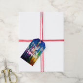 Chanoeka Joods festival thema Cadeaulabel (Met Touw)