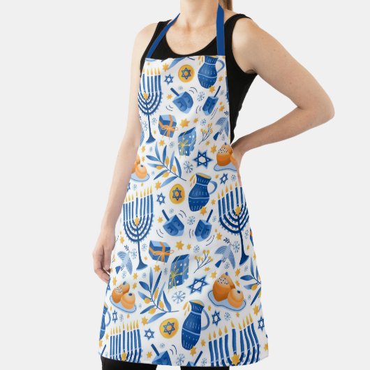 Chanoeka Joods Festival van het Lichtpatroon Schort (Insitu)