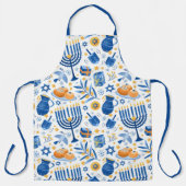 Chanoeka Joods Festival van het Lichtpatroon Schort (Voorkant)