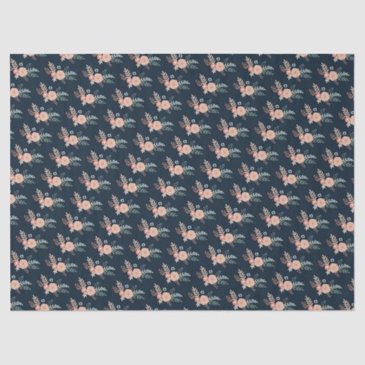 Chanoeka Joodse Bat Mitswa Bloemen Hand-getrokken  Tissuepapier (Voorkant)