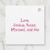 Chanoeka joodse Feestdagen Jelly Doughnut Bedankjes Labels (Achterkant)