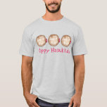 Chanoeka joodse Feestdagen Jelly Doughnut T-shirt<br><div class="desc">Dit is een originele illustratie van een geleidedoughnut met poedersuiker. Ideaal voor Hanukkah! Deze illustratie van Chanoeka is ook beschikbaar op andere producten. Zie je niet wat je zoekt? Hulp nodig bij aanpassingen? Neem contact op met Rebecca om iets voor je te ontwerpen.</div>