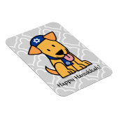 Chanoeka Joodse labrador retriever puppy hond Magneet (Rechterzijde)