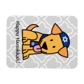 Chanoeka Joodse labrador retriever puppy hond Magneet (Horizontaal)