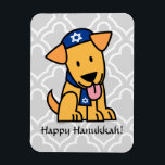 Chanoeka Joodse labrador retriever puppy hond Magneet<br><div class="desc">Chanoeka Joodse labrador retriever puppy hond. Bedankt voor het bekijken van Happy Foods Design!</div>