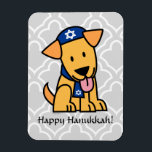 Chanoeka Joodse labrador retriever puppy hond Magneet<br><div class="desc">Chanoeka Joodse labrador retriever puppy hond. Bedankt voor het bekijken van Happy Foods Design!</div>