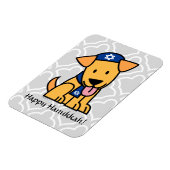 Chanoeka Joodse labrador retriever puppy hond Magneet (Linkerzijde)