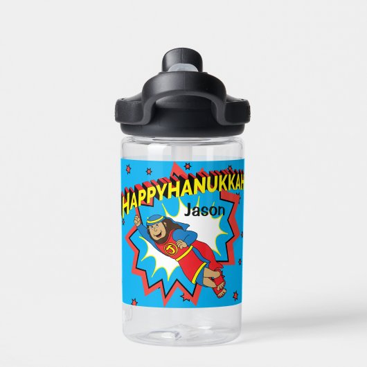 Chanoeka Judah Maccabee Waterfles (Achterkant)