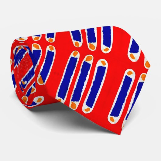 Chanoeka Kaars Satijn Stropdas (Opgerold)