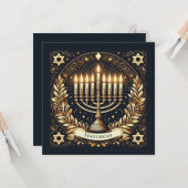 Chanoeka Kaart (Voorkant / Achterkant in situ)