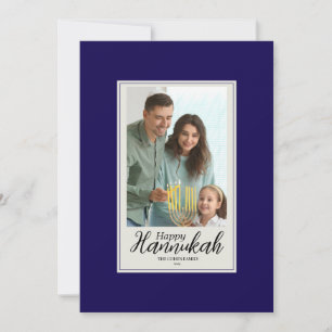Chanoeka kaart familie foto vakantie zegen