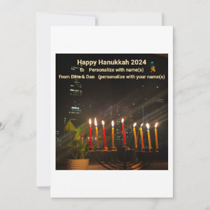 Chanoeka Kaart Menorah