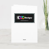 Chanoeka, Kaart van het lichtfeest (Achterkant)