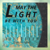 Chanoeka kan licht bij je zijn raamsticker (Vel 3)