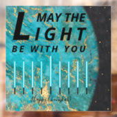 Chanoeka kan licht bij je zijn raamsticker (Vel 2)